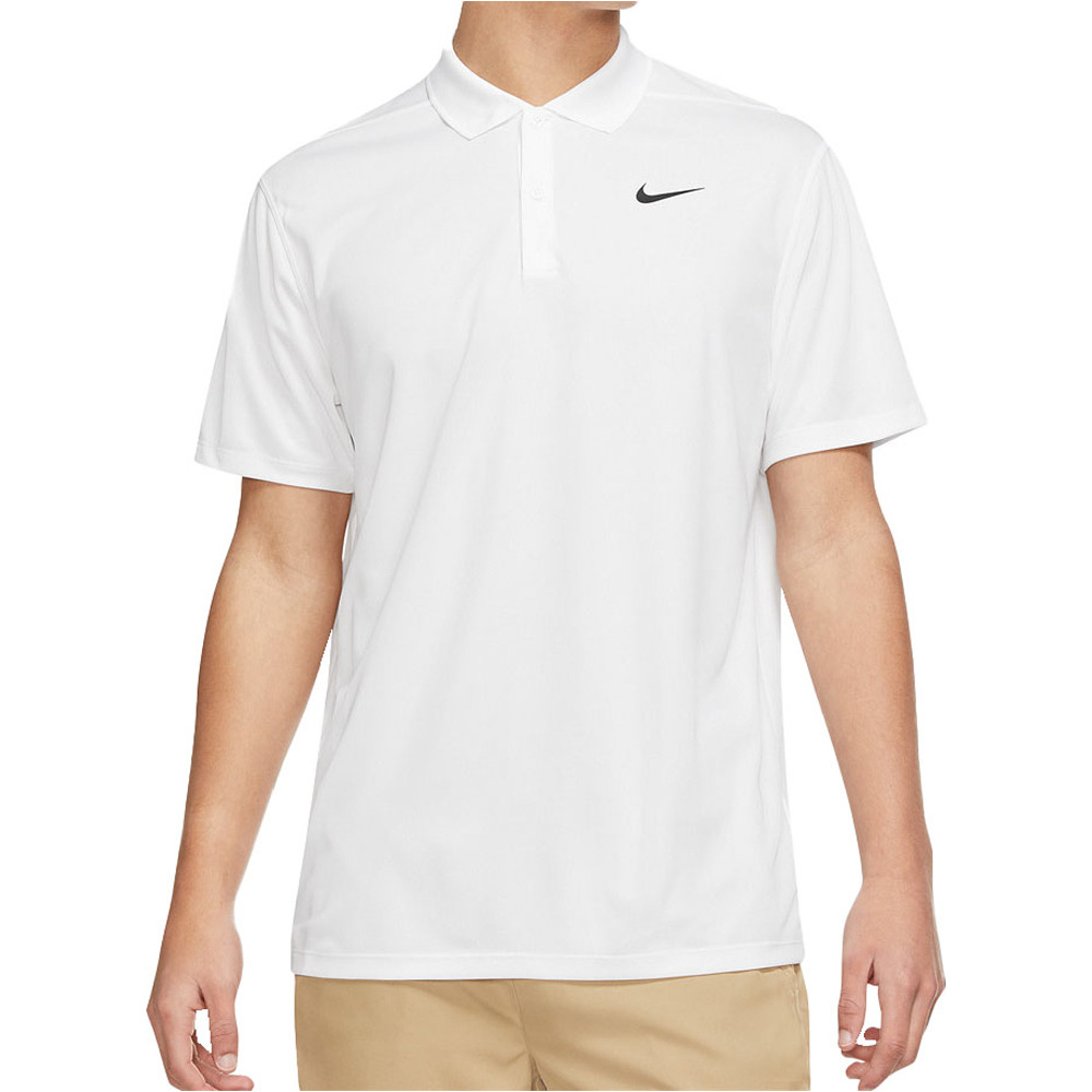 Nike polo tenis manga corta hombre M NKCT DF POLO PQ vista frontal
