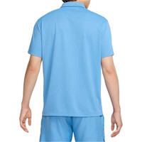 Nike polo tenis manga corta hombre M NKCT DF POLO SOLID vista trasera