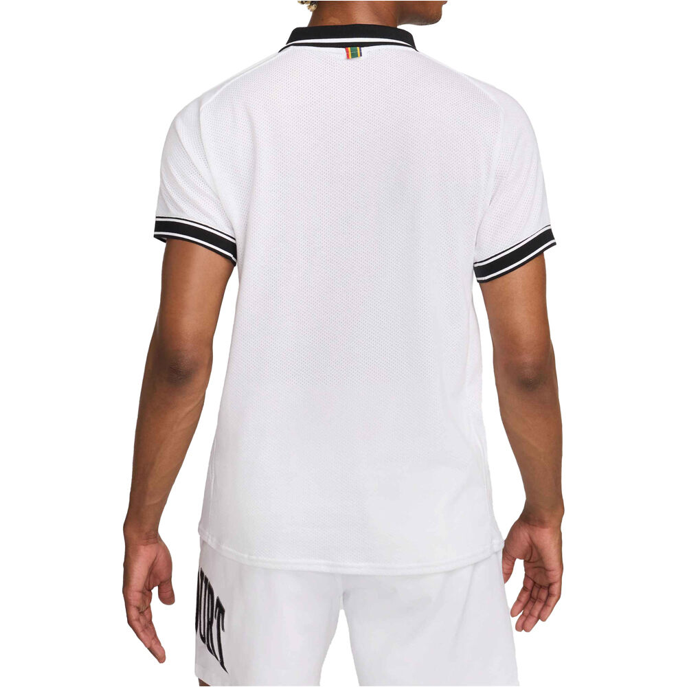 Nike polo tenis manga corta hombre M NKCT HERITAGE POLO vista trasera