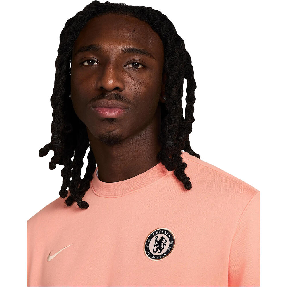 Nike sudadera entrenamiento fútbol CHELSEA 25 M NSW CLUB CRW BB SE vista detalle