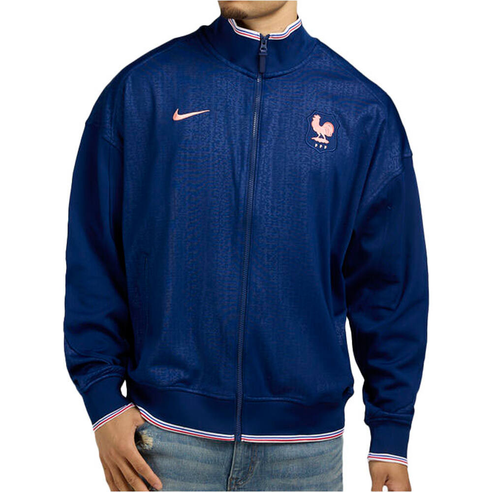 Nike sudadera entrenamiento fútbol FRANCIA 25 MNK DF ACDPR ANTHM JKTK vista frontal