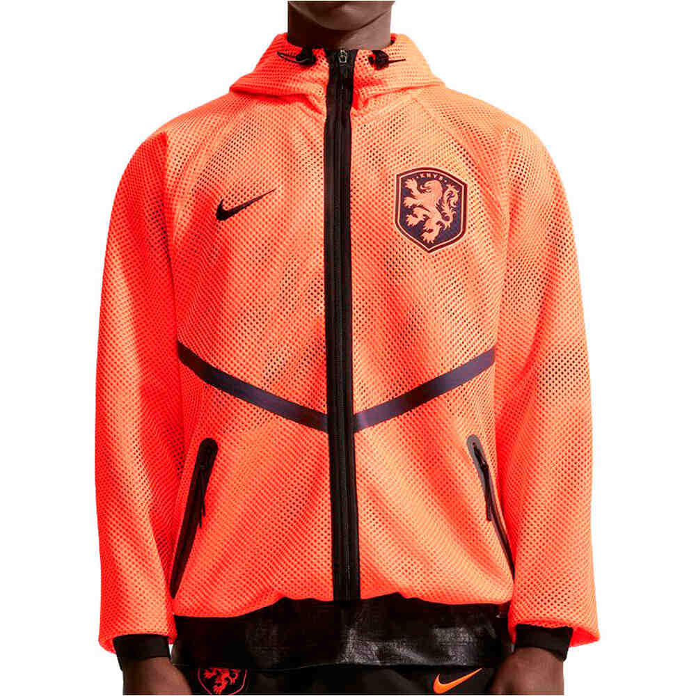 Nike sudadera entrenamiento fútbol HOLANDA 26 M NK DF KMC NTL ANT JKT vista frontal
