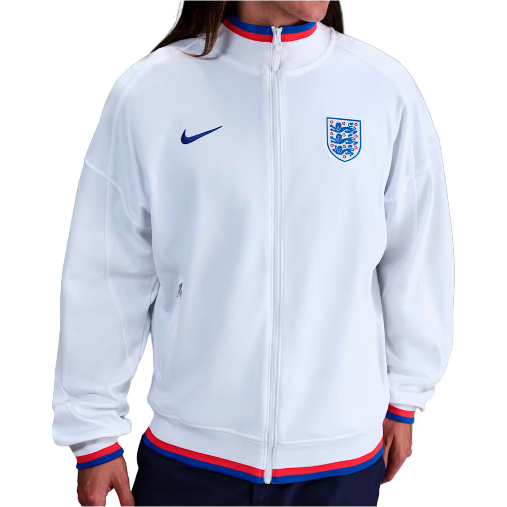 Nike sudadera entrenamiento fútbol INGLATERRA 25 MNK DF ACDPR ANTHM JKTK vista frontal