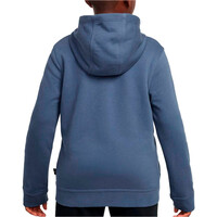 Nike sudadera entrenamiento fútbol niño ATM B NSW FT CLUB FZ GX vista trasera