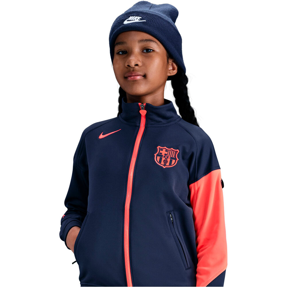 Nike sudadera entrenamiento fútbol niño BARCELONA 26 Y NK DF ACDPR ANTHM JKT K3R 04