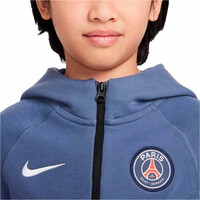 Nike sudadera entrenamiento fútbol niño PSG B NSW TECH FLC FZ vista detalle