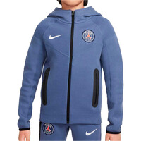 Nike sudadera entrenamiento fútbol niño PSG B NSW TECH FLC FZ vista frontal