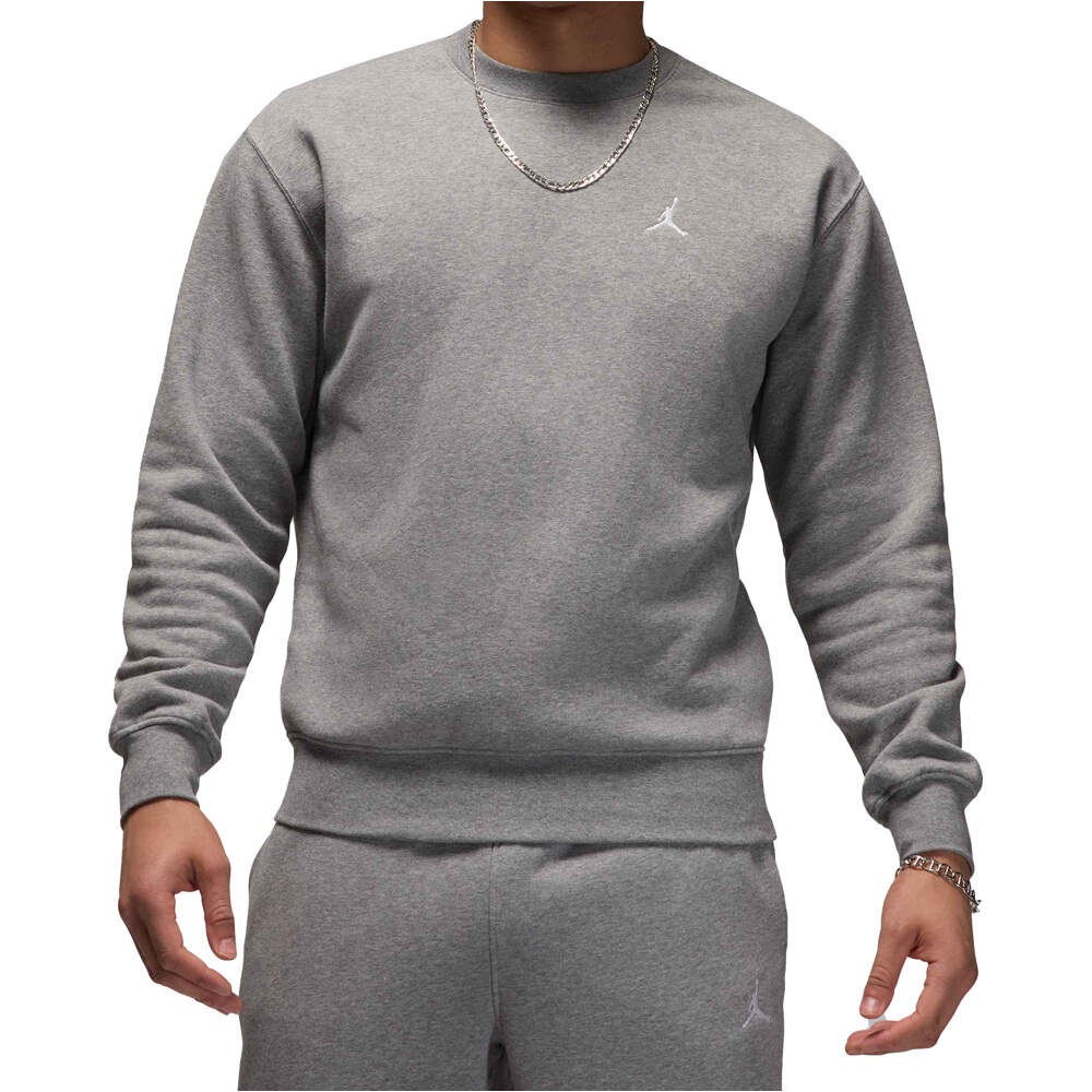 Nike sudadera hombre M J BRKLN FLC CREW vista frontal