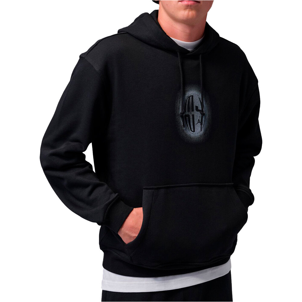 Nike sudadera hombre M J DF SPRT CSVR GFX FLC PO vista frontal