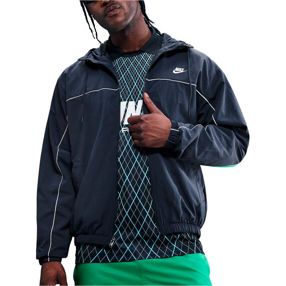 Nike sudadera hombre M NK CLUB ATHLETE HD JACKET vista frontal