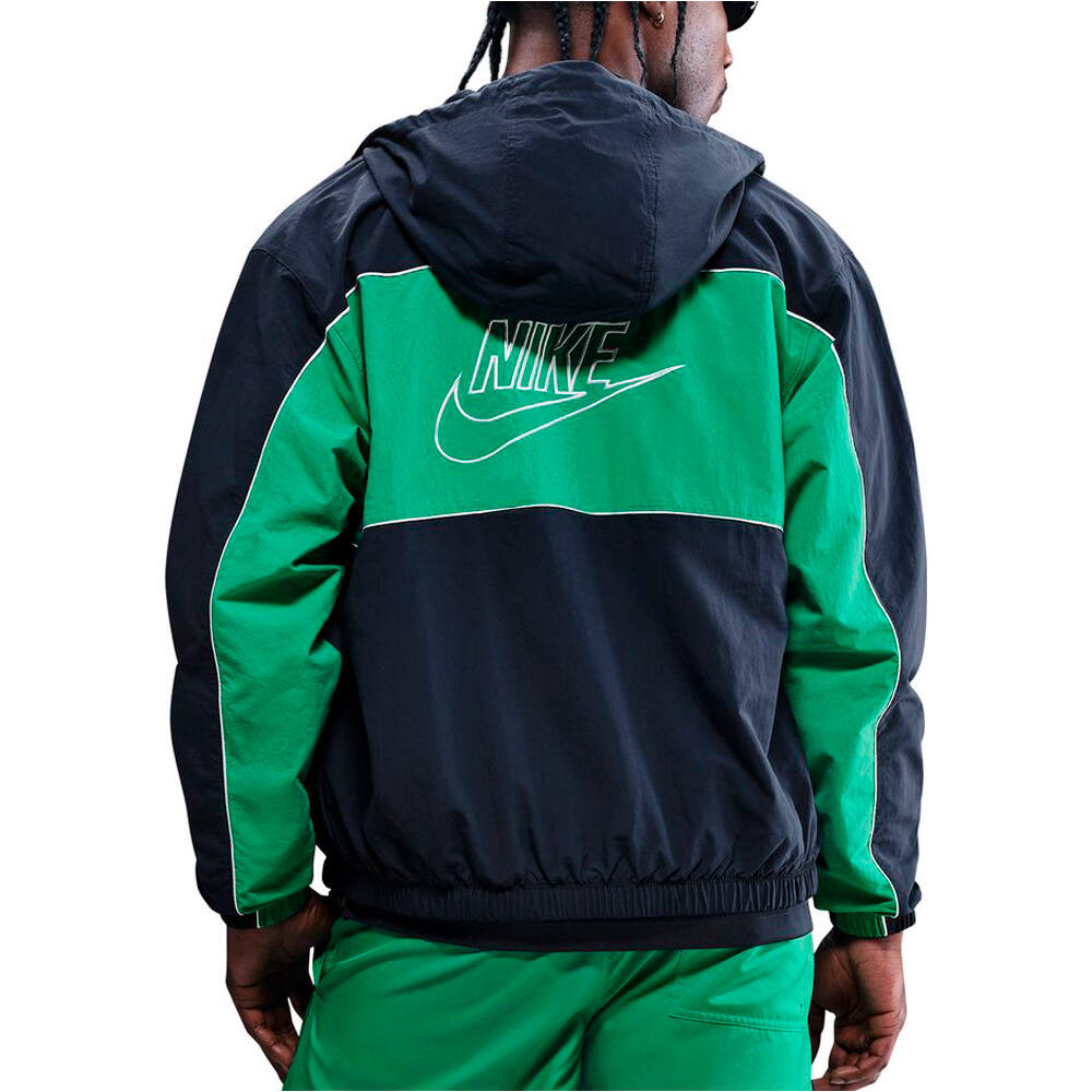 Nike sudadera hombre M NK CLUB ATHLETE HD JACKET vista trasera