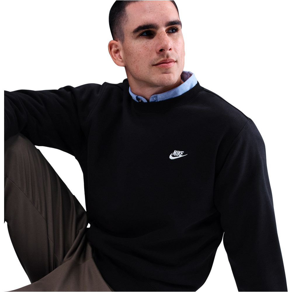 Nike sudadera hombre M NK CLUB BB CREW 04