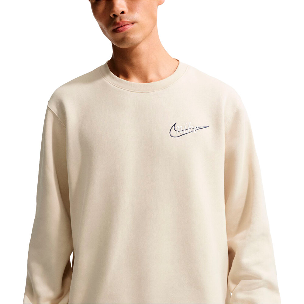 Nike sudadera hombre M NK CLUB BB CREW CTB vista detalle