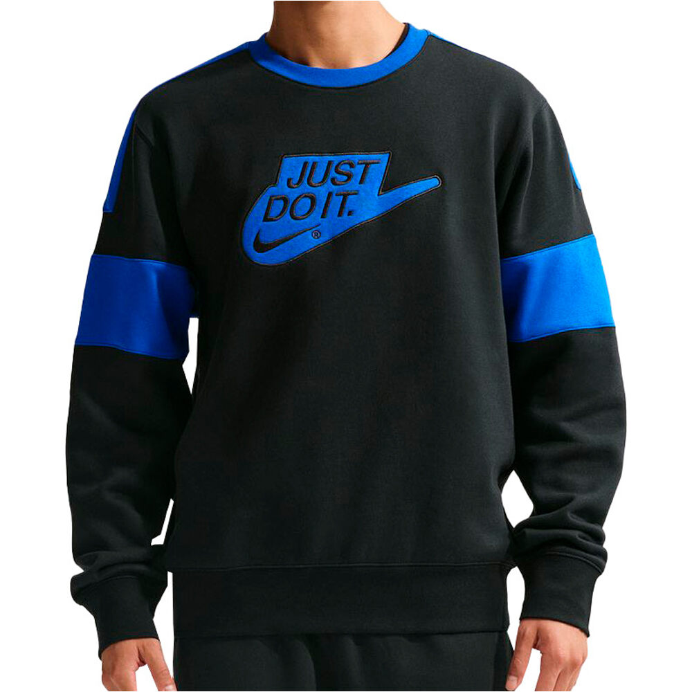 Nike sudadera hombre M NK CLUB BB CREW JDI vista frontal