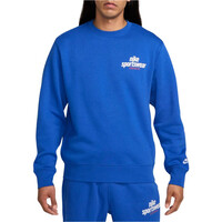Nike sudadera hombre M NK CLUB BB CREW NSW GFX vista frontal