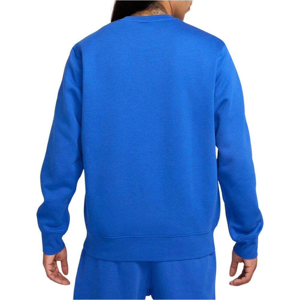 Nike sudadera hombre M NK CLUB BB CREW NSW GFX vista trasera
