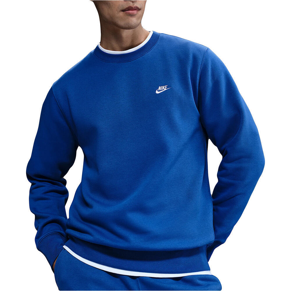 Nike sudadera hombre M NK CLUB BB CREW vista frontal