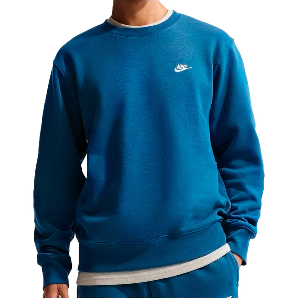 Nike sudadera hombre M NK CLUB BB CREW vista frontal