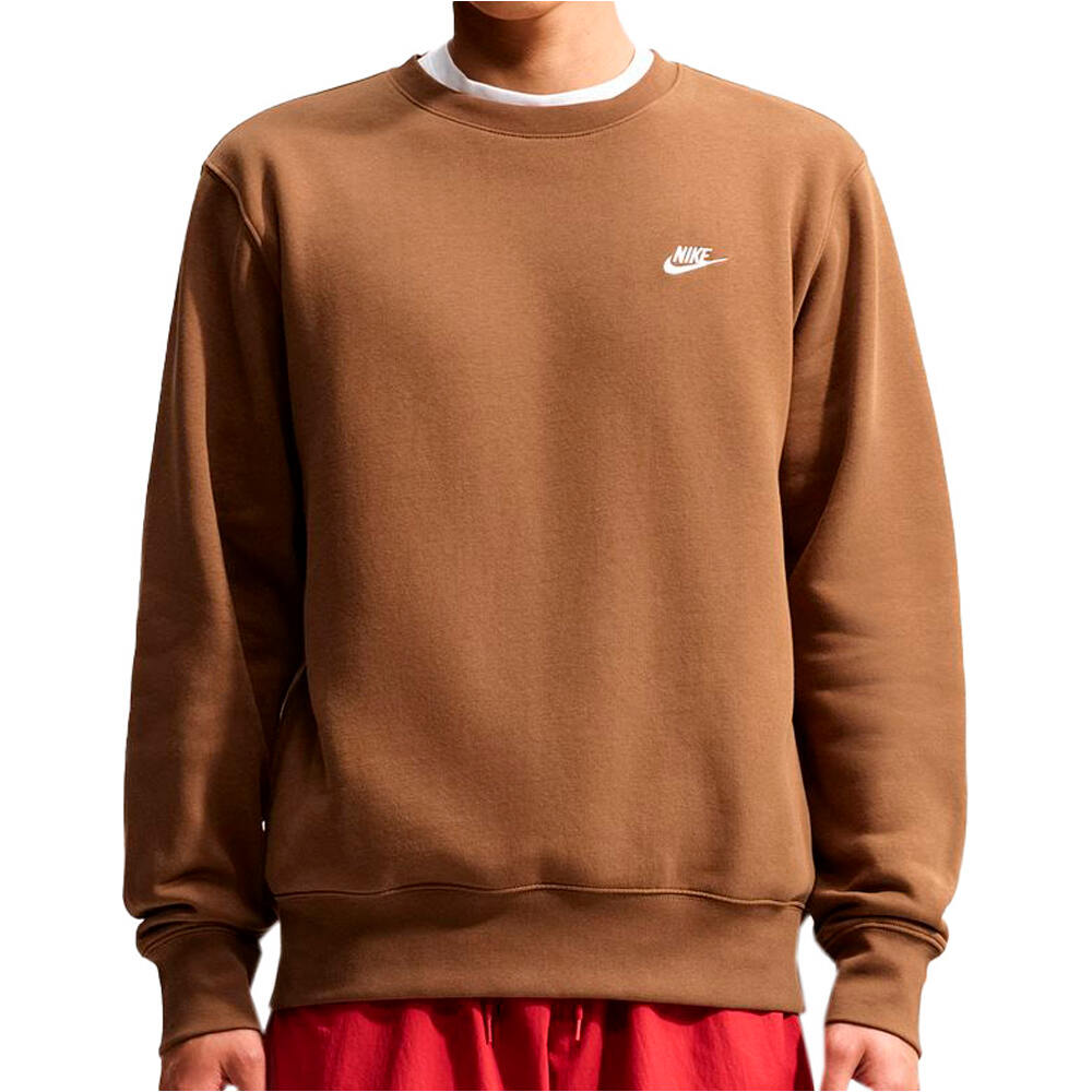Nike sudadera hombre M NK CLUB BB CREW vista frontal