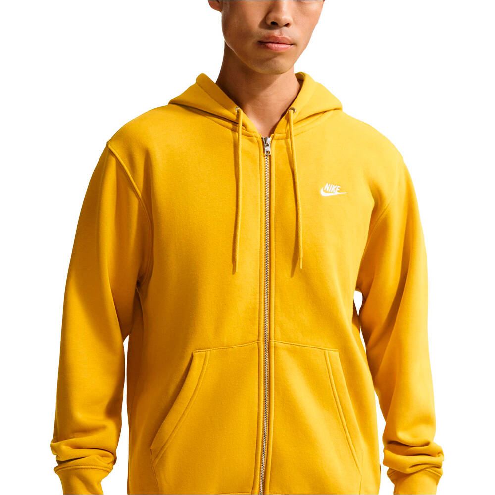 Nike sudadera hombre M NK CLUB BB FZ HOODIE vista detalle