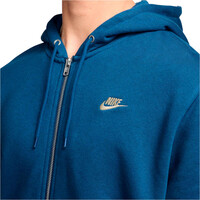 Nike sudadera hombre M NK CLUB BB FZ HOODIE vista detalle