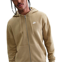 Nike sudadera hombre M NK CLUB BB FZ HOODIE vista detalle