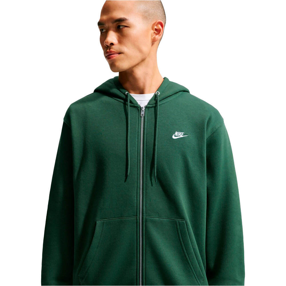 Nike sudadera hombre M NK CLUB BB FZ HOODIE vista detalle