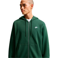 Nike sudadera hombre M NK CLUB BB FZ HOODIE vista detalle