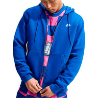 Nike sudadera hombre M NK CLUB BB FZ HOODIE vista detalle