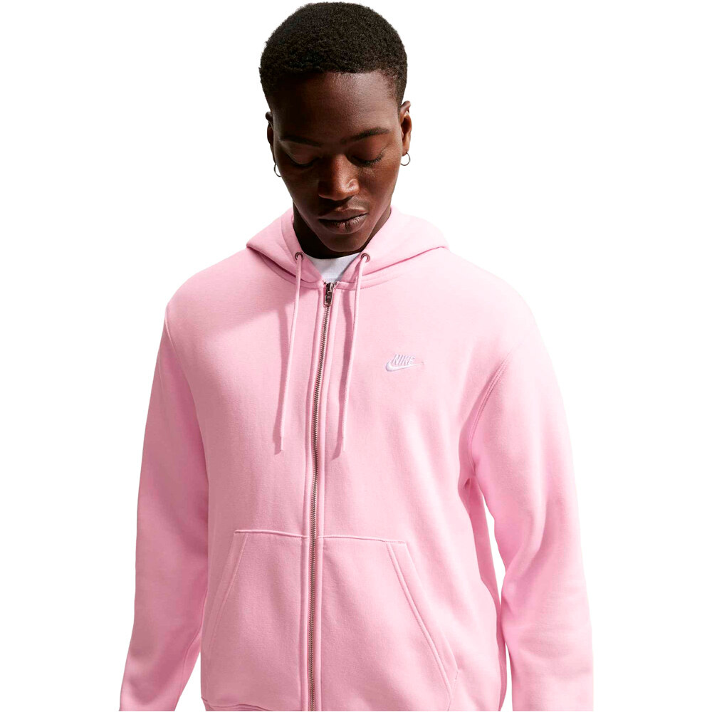 Nike sudadera hombre M NK CLUB BB FZ HOODIE vista detalle
