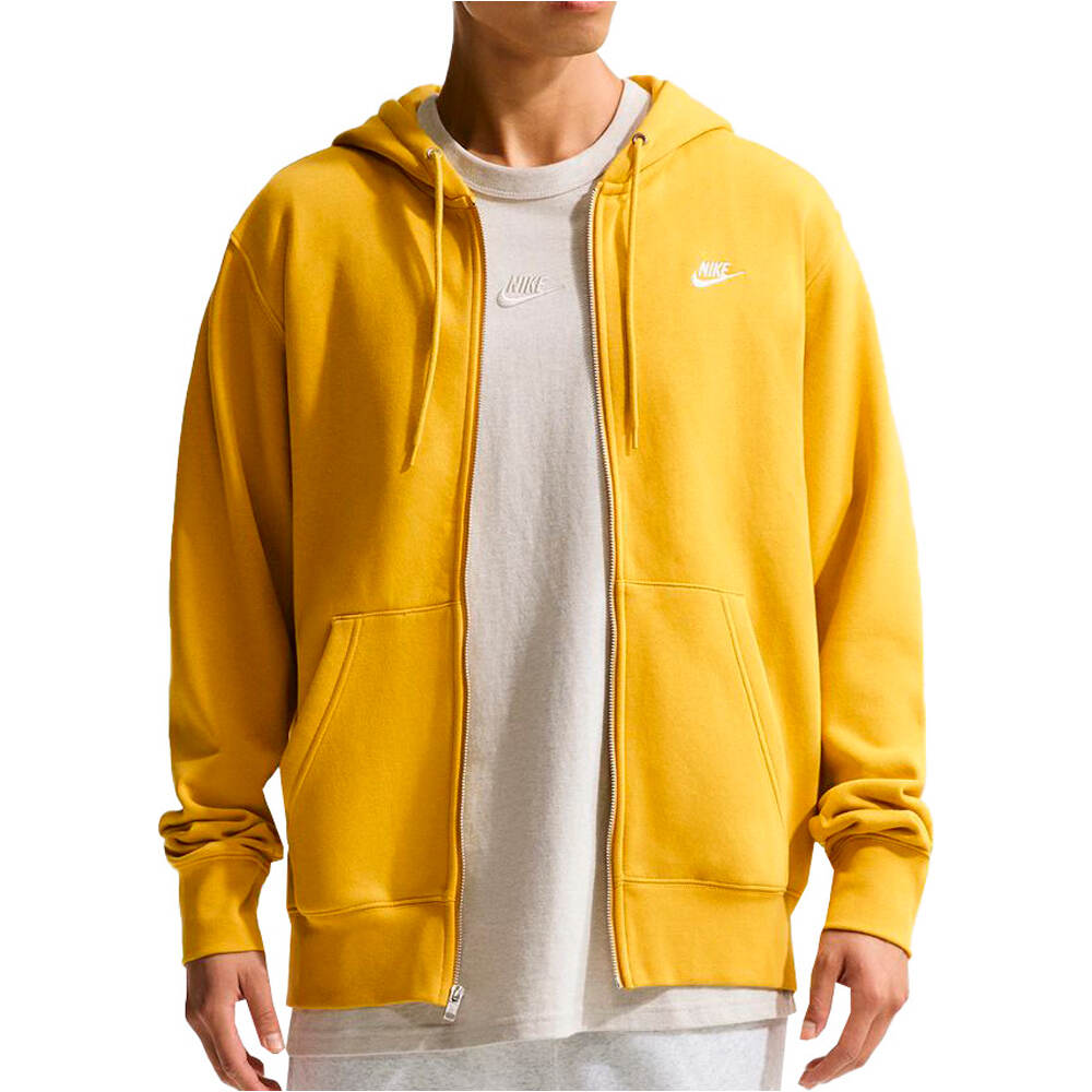 Nike sudadera hombre M NK CLUB BB FZ HOODIE vista frontal