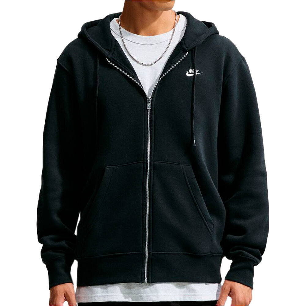 Nike sudadera hombre M NK CLUB BB FZ HOODIE vista frontal