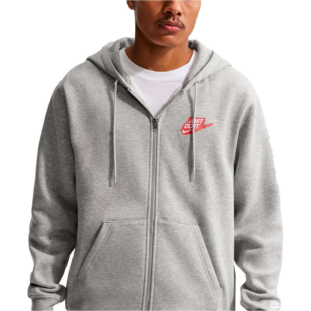 Nike sudadera hombre M NK CLUB BB FZ JDI vista detalle