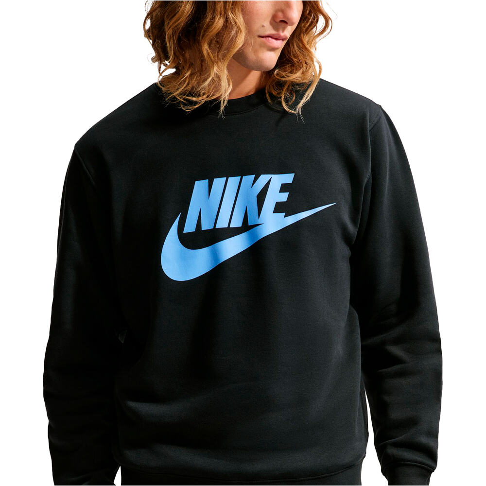 Nike sudadera hombre M NK CLUB BB GFX CREW vista detalle