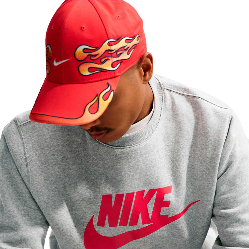 Nike sudadera hombre M NK CLUB BB GFX CREW vista detalle