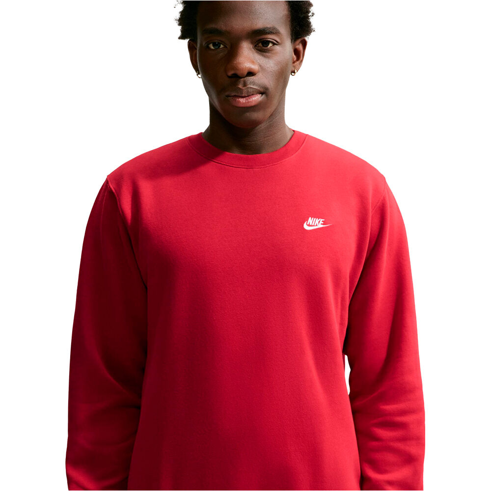Nike sudadera hombre M NK CLUB BB GFX CREW vista detalle