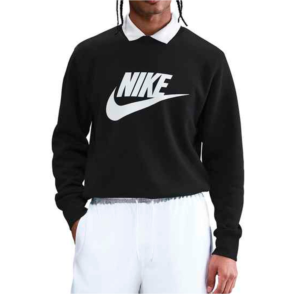 Nike sudadera hombre M NK CLUB BB GFX CREW vista frontal