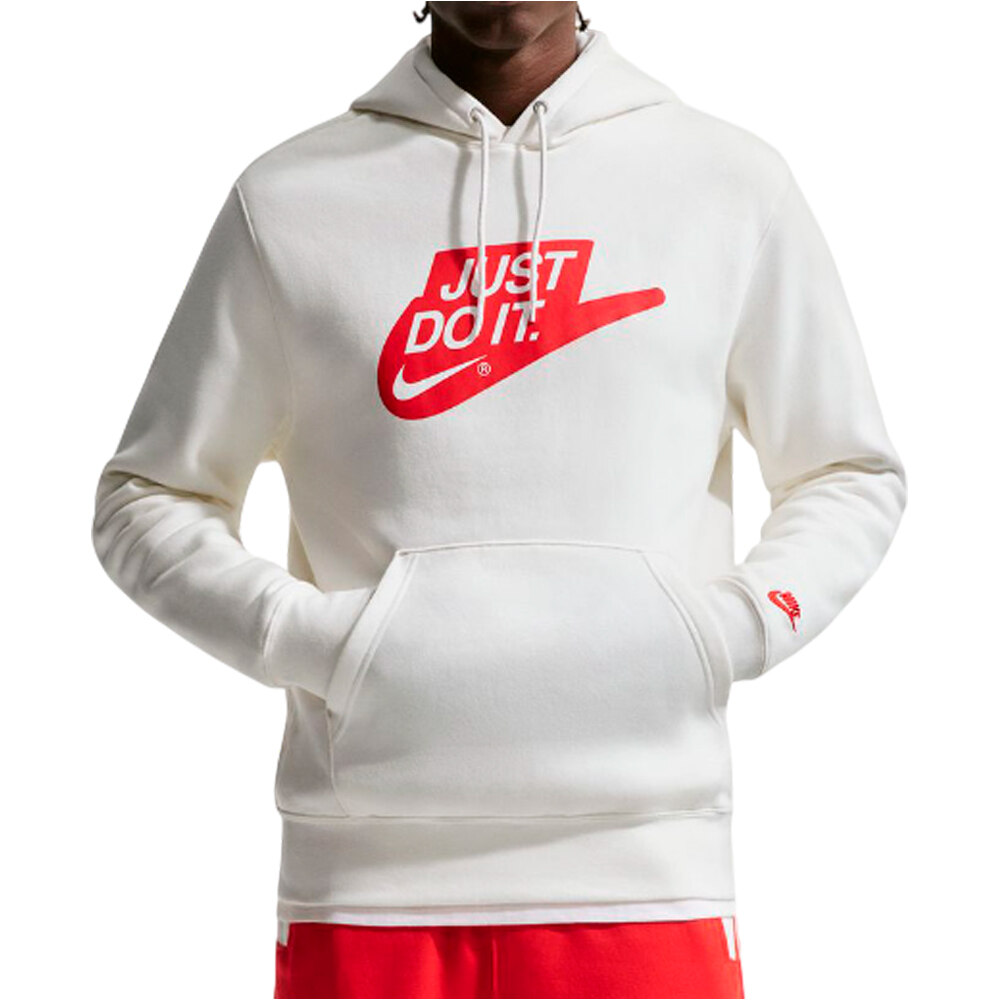 Nike sudadera hombre M NK CLUB BB HDY JDI vista frontal