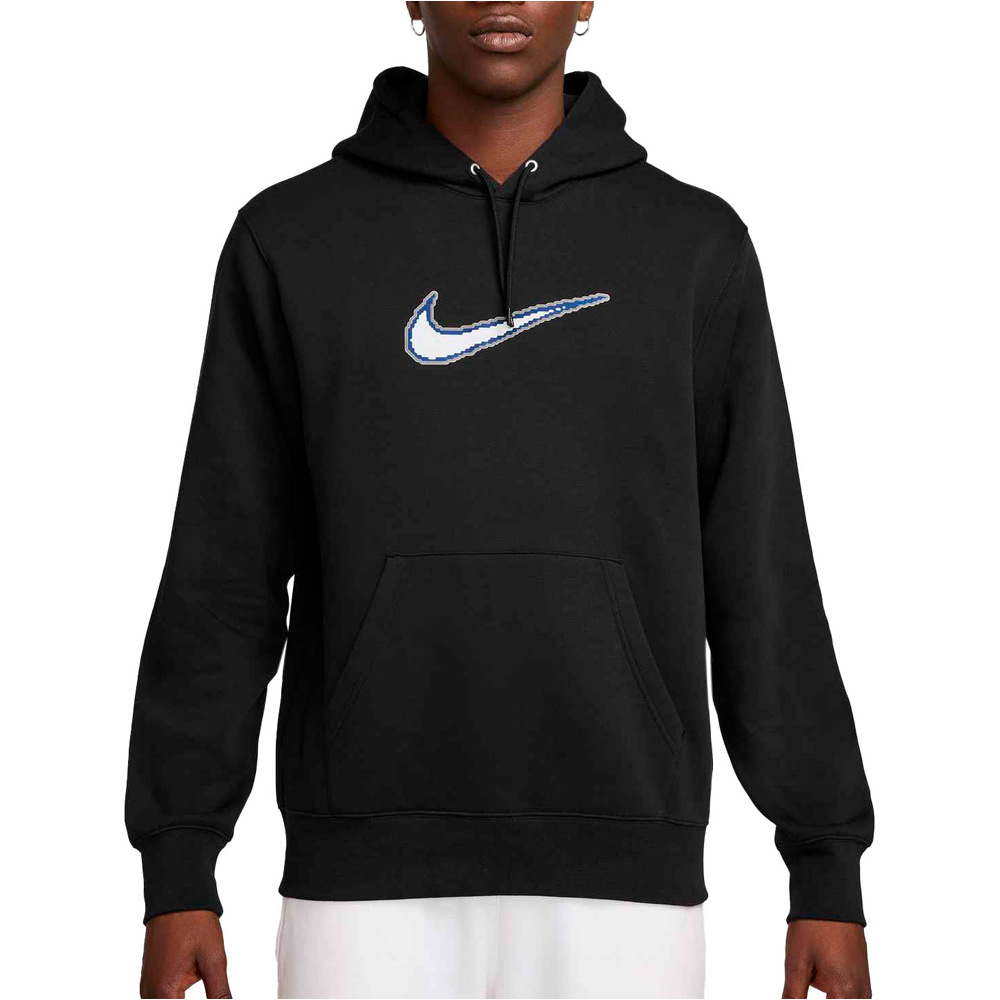 Nike sudadera hombre M NK CLUB BB HDY NEO VARSITY vista frontal