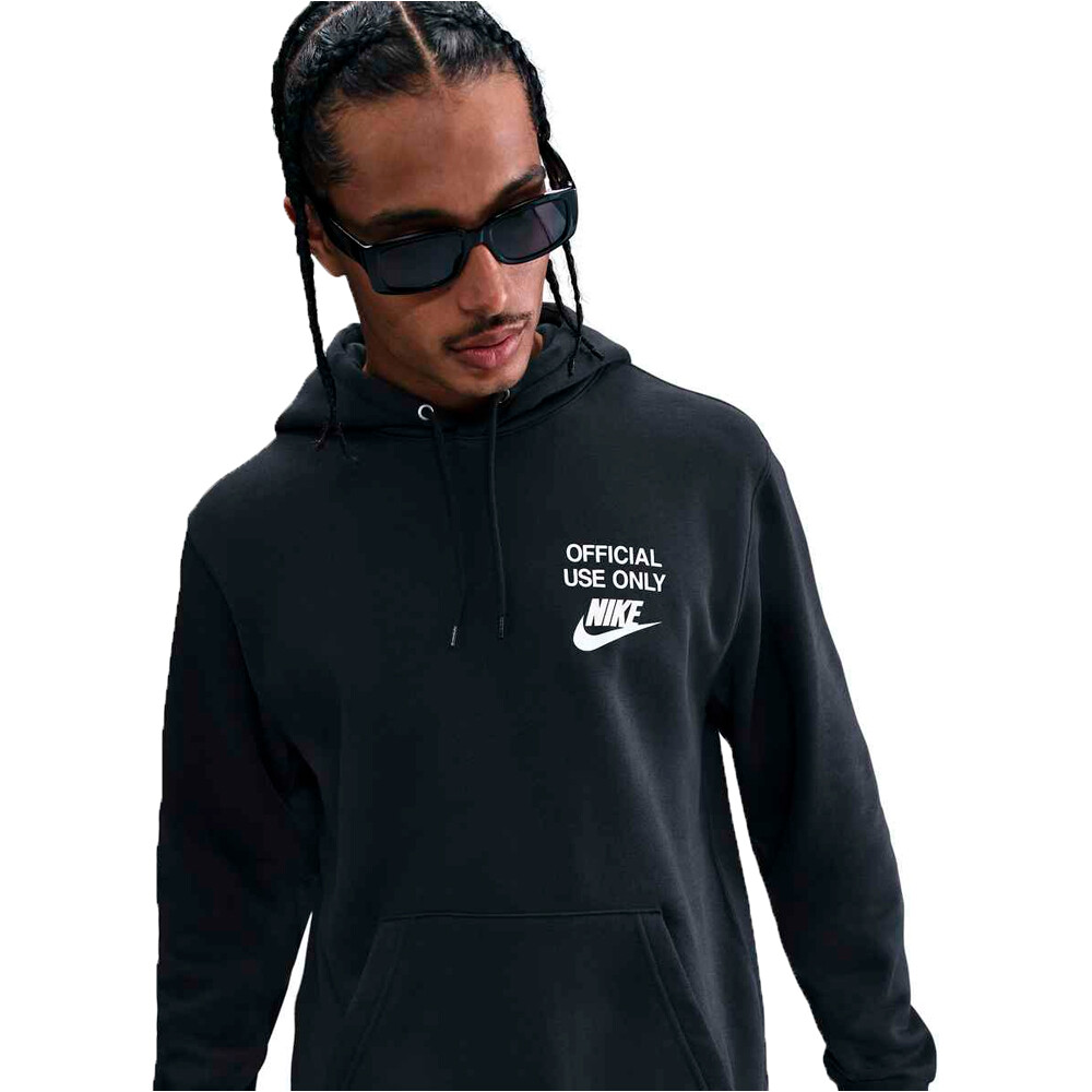 Nike sudadera hombre M NK CLUB BB HOODIE OFFICIAL vista detalle