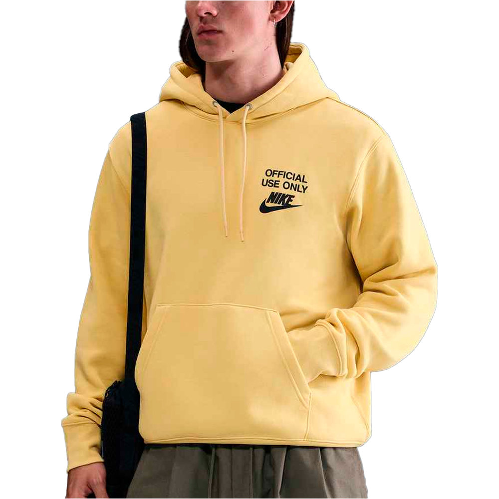 Nike sudadera hombre M NK CLUB BB HOODIE OFFICIAL vista frontal