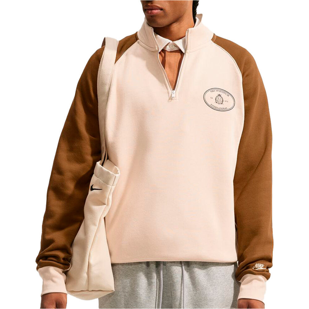 Nike sudadera hombre M NK CLUB BB HZ NCC vista frontal