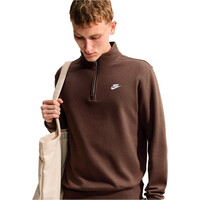 Nike sudadera hombre M NK CLUB BB HZ TOP vista detalle