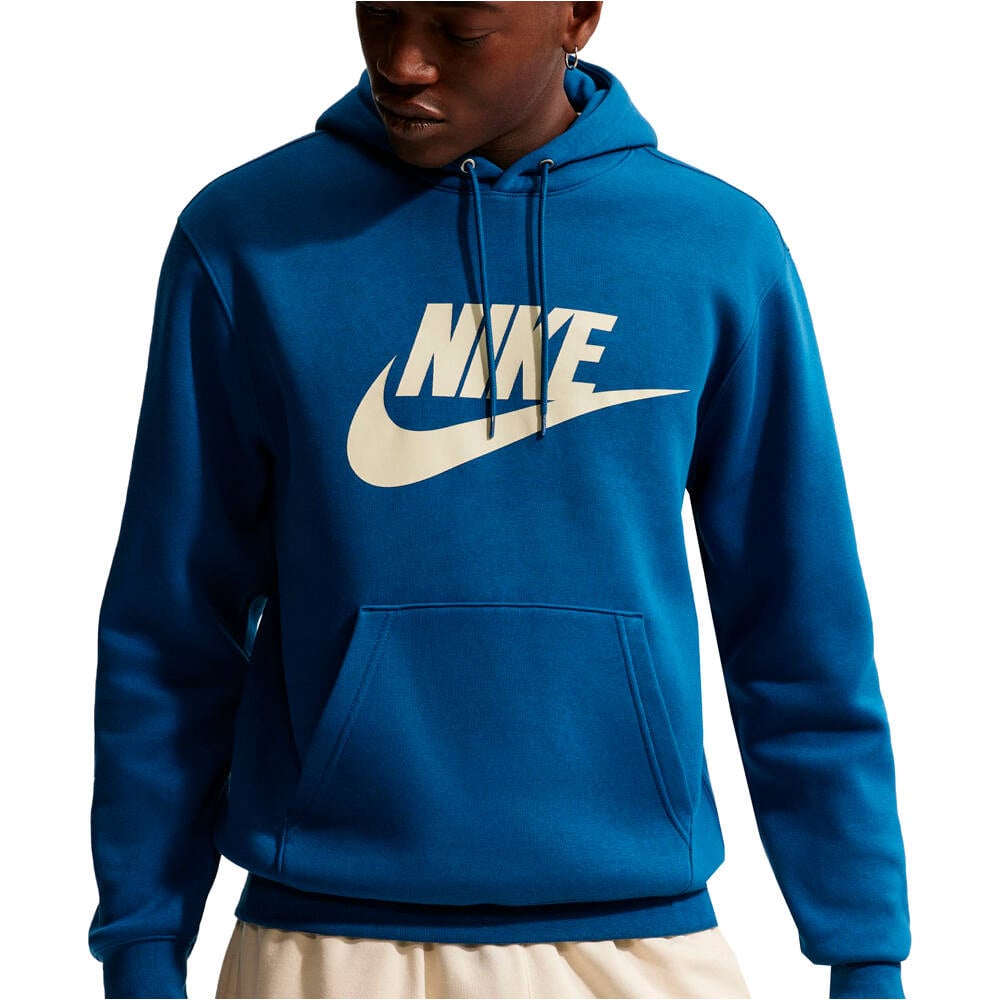 Nike sudadera hombre M NK CLUB BB PO GFX HOODIE vista detalle