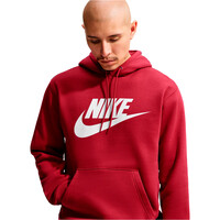 Nike sudadera hombre M NK CLUB BB PO GFX HOODIE vista detalle