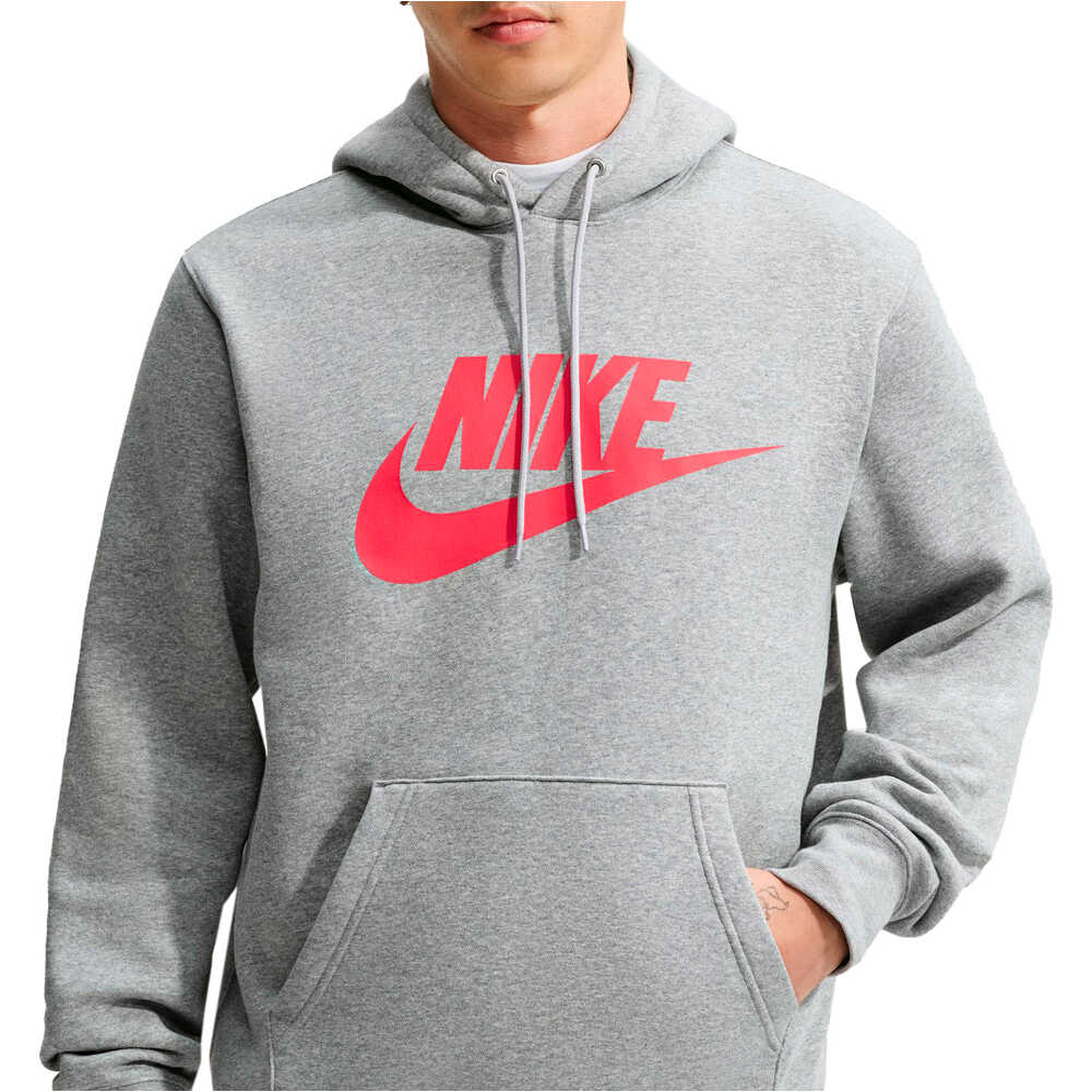 Nike sudadera hombre M NK CLUB BB PO GFX HOODIE vista detalle