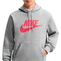 Nike sudadera hombre M NK CLUB BB PO GFX HOODIE vista detalle