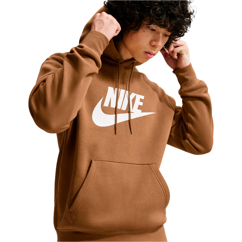 Nike sudadera hombre M NK CLUB BB PO GFX HOODIE vista detalle