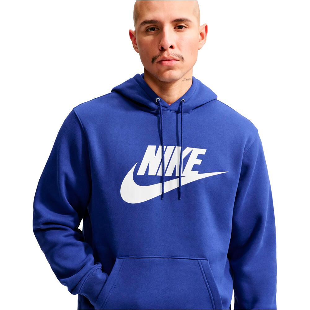 Nike sudadera hombre M NK CLUB BB PO GFX HOODIE vista detalle