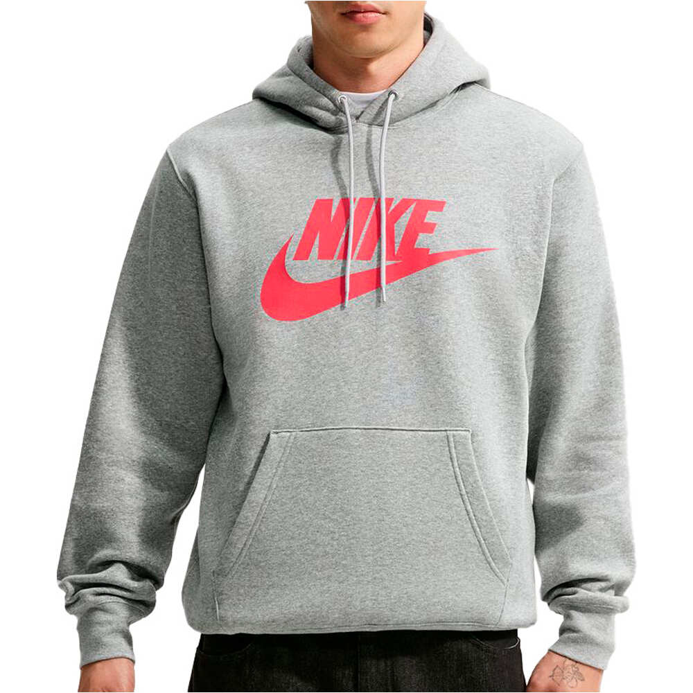 Nike sudadera hombre M NK CLUB BB PO GFX HOODIE vista frontal